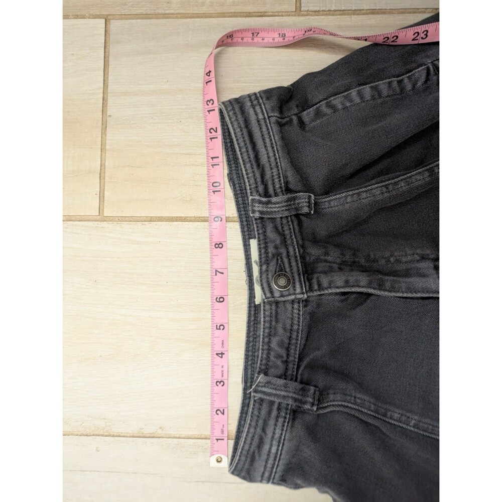 We The Free People Denim Shorts Size 26 Black Jean Shorts - Picture 5 of 7